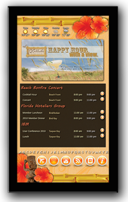 Touchscreen Hotels & Resorts - Ads, Events & Wayfinding